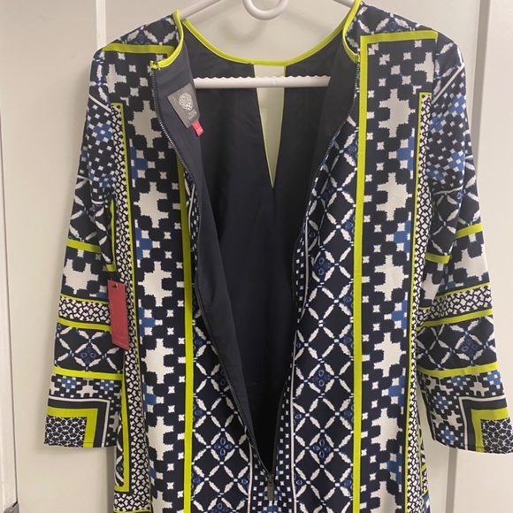 Vince Camuto Geometric print dress - Picture 8 of 9